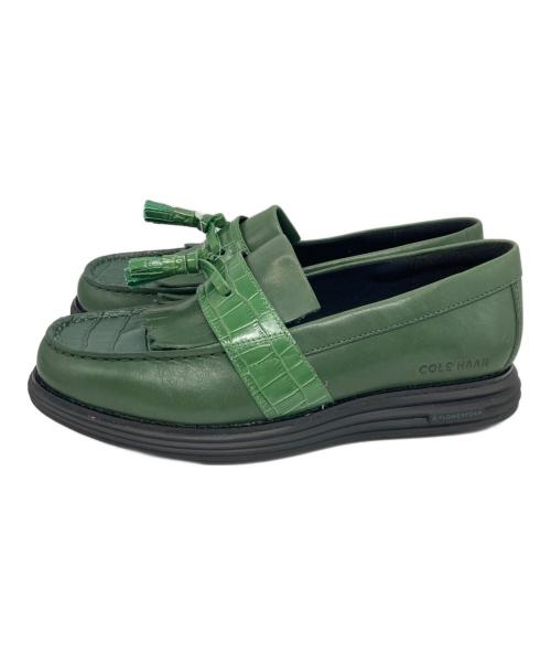 COLE HAAN（コールハーン）COLE HAAN (コールハーン) emmi (エミ) KILTIE LOAFER グリーン サイズ:24cm 未使用品の古着・服飾アイテム