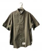 WTAPSダブルタップス）の古着「BD 02 /SS / POLY. OXFORD. COOLMAX® シャツ」｜カーキ