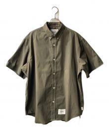 WTAPS（ダブルタップス）の古着「BD 02 /SS / POLY. OXFORD. COOLMAX® シャツ」｜カーキ