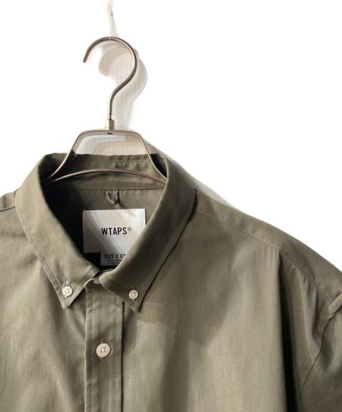 WTAPS（ダブルタップス）WTAPS (ダブルタップス) BD 02 /SS / POLY. OXFORD. COOLMAX® シャツ カーキ サイズ:03の古着・服飾アイテム