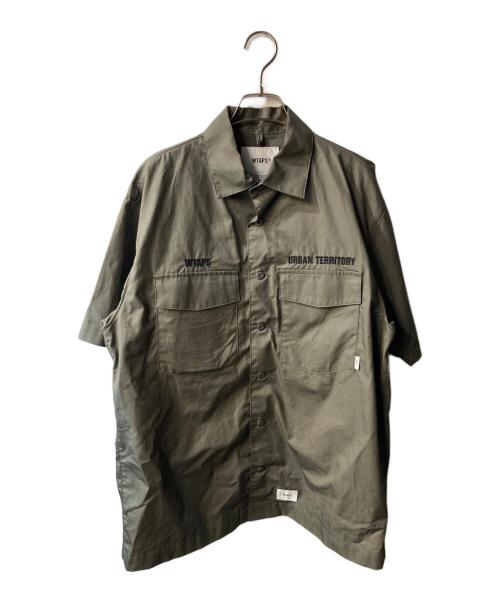 WTAPS（ダブルタップス）WTAPS (ダブルタップス) BUDS / SS / COTTON. TWILL シャツ グレー サイズ:02の古着・服飾アイテム