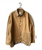 OAMCオーエーエムシー）の古着「Cascade Panel Shirt シャツジャケット」｜ブラウン