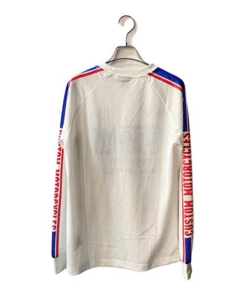 DEUS EX MACHINA（デウス エクス マキナ）DEUS EX MACHINA (デウス エクス マキナ) RATCET MOTO JERSEY カットソー ホワイト サイズ:XSの古着・服飾アイテム