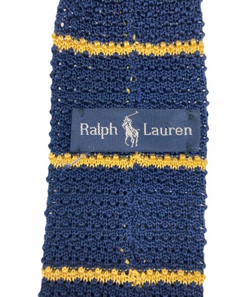 RALPH LAUREN（ラルフローレン）RALPH LAUREN (ラルフローレン) ニットタイ ネイビー サイズ:ｻｲｽﾞ表記なしの古着・服飾アイテム
