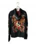 Ed Hardy (エド ハーディー) ラインストーンプリントジップパーカー ブラック サイズ:M：12000円