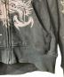 中古・古着 Ed Hardy (エド ハーディー) ラインストーンプリントジップパーカー ブラック サイズ:M：12000円