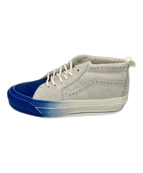 VANS（ヴァンズ）VANS (ヴァンズ) LX Sk8-Mid Reissue 83 Brogue ホワイト×ブルー サイズ:26cmの古着・服飾アイテム