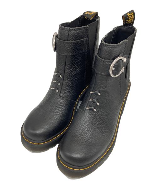Dr.Martens（ドクターマーチン）Dr.Martens (ドクターマーチン) Spence Hardware Flared Heel Chelsea Boots ブラック サイズ:25cmの古着・服飾アイテム