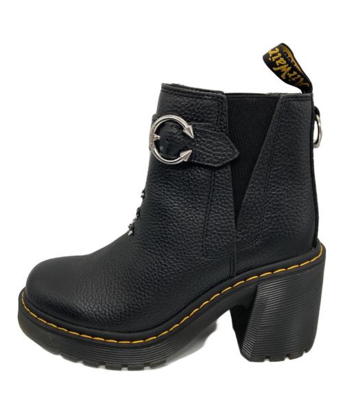 Dr.Martens（ドクターマーチン）Dr.Martens (ドクターマーチン) Spence Hardware Flared Heel Chelsea Boots ブラック サイズ:25cmの古着・服飾アイテム