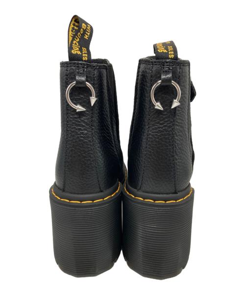 Dr.Martens（ドクターマーチン）Dr.Martens (ドクターマーチン) Spence Hardware Flared Heel Chelsea Boots ブラック サイズ:25cmの古着・服飾アイテム