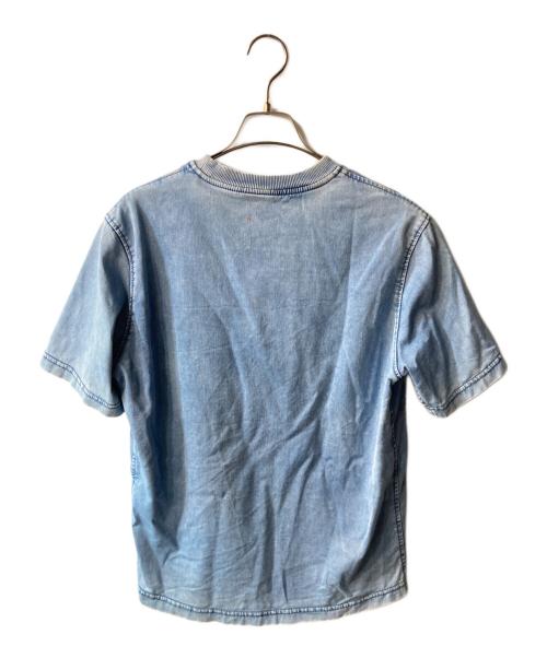 DIESEL（ディーゼル）DIESEL (ディーゼル) D-BIGGOR-NE TRACK DENIM T-SHIRT インディゴ サイズ:Sの古着・服飾アイテム