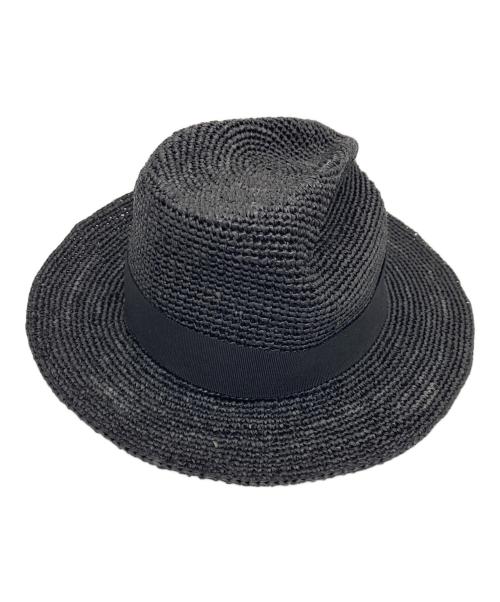 MAISON N.H PARIS（メゾン・エヌ・アッシュ・パリ）MAISON N.H PARIS (メゾン・エヌ・アッシュ・パリ) ハット ブラックの古着・服飾アイテム