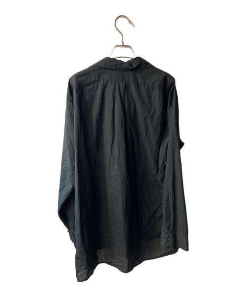 MAATEE&SONS（マーティーアンドサンズ）MAATEE&SONS (マーティーアンドサンズ) NEW PULL OVER SHIRTS 強撚ビエラ スキッパーシャツ ブラック サイズ:3の古着・服飾アイテム