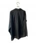 MAATEE&SONS (マーティーアンドサンズ) NEW PULL OVER SHIRTS 強撚ビエラ スキッパーシャツ ブラック サイズ:3：16000円