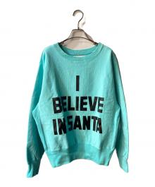 N&N STORE（エヌアンドエヌ ストア）の古着「I BELIVE IN SANTA SWEAT スウェット」｜ブルー