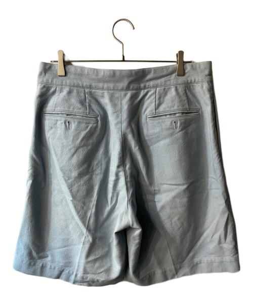 HERILL（ヘリル）HERILL (ヘリル) Cotton Twill Ring Shorts  ワイドショーツ ブルー サイズ:3の古着・服飾アイテム