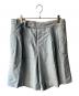 HERILL（ヘリル）の古着「Cotton Twill Ring Shorts  ワイドショーツ」｜ブルー