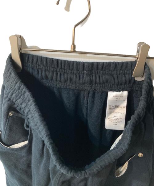UNIVERSAL OVERALL（ユニバーサルオーバーオール）UNIVERSAL OVERALL (ユニバーサルオーバーオール) moussy (マウジー) ダブルニースウェットパンツ ブラック サイズ:2の古着・服飾アイテム
