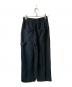UNIVERSAL OVERALL (ユニバーサルオーバーオール) moussy (マウジー) ダブルニースウェットパンツ ブラック サイズ:2：5000円