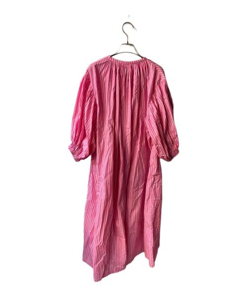 perna（ペルナ）PERNA (ペルナ) バルーンスリーブブラウスワンピース ピンク サイズ:Mの古着・服飾アイテム