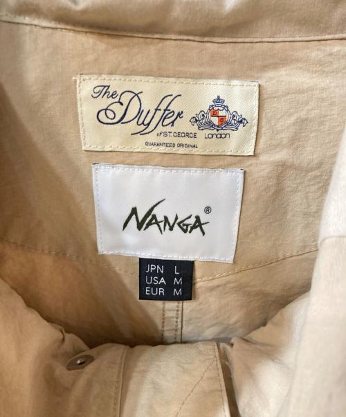 NANGA（ナンガ）NANGA (ナンガ) The DUFFER of ST.GEORGE (ザ ダファーオブセントジョージ) ナンガ別注 ドライコットン フィールドパーカー ベージュ サイズ:Lの古着・服飾アイテム