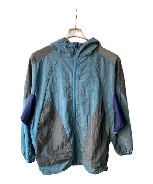 DUFFER（ダファー）DUFFER (ダファー) テック リップストップ マウンテンパーカー ブルー サイズ:XLの古着・服飾アイテム