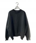 DAIWA PIER39ダイワ ピア39）の古着「TECH SWEAT CREW FREEDOM SLEEVE」｜ブラック