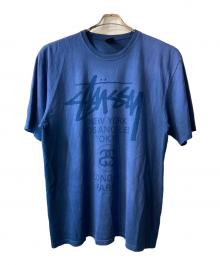 stussy（ステューシー）の古着「フェードプリントTシャツ」｜ネイビー