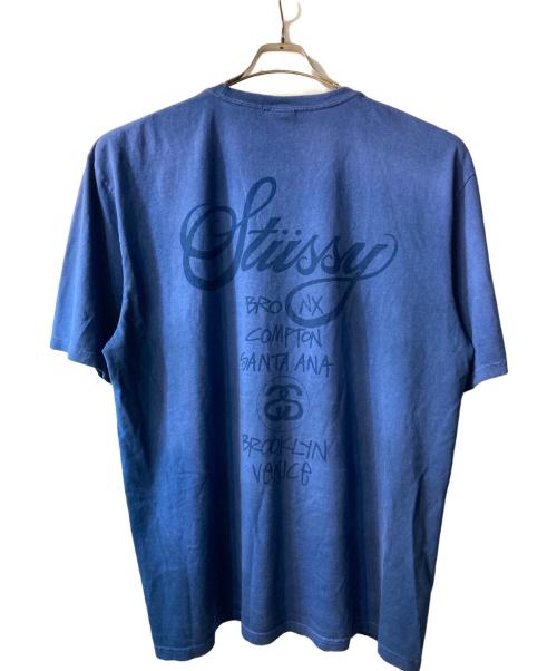 stussy（ステューシー）stussy (ステューシー) フェードプリントTシャツ ネイビー サイズ:XLの古着・服飾アイテム
