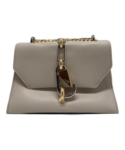 CHARLES & KEITH（チャールズアンドキース）CHARLES & KEITH (チャールズアンドキース) チェーンショルダーバッグ ベージュの古着・服飾アイテム