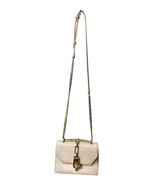 CHARLES & KEITH（チャールズアンドキース）CHARLES & KEITH (チャールズアンドキース) チェーンショルダーバッグ ベージュの古着・服飾アイテム