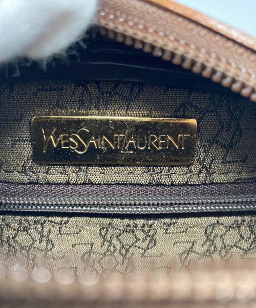 Yves Saint Laurent（イヴサンローラン）Yves Saint Laurent (イヴサンローラン) ヴィンテージショルダーバッグ グリーン×ブラウンの古着・服飾アイテム