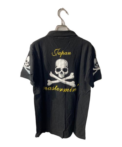 Mastermind JAPAN（マスターマインド ジャパン）Mastermind JAPAN (マスターマインド ジャパン) スカル刺繍ポロシャツ ブラック サイズ:Lの古着・服飾アイテム