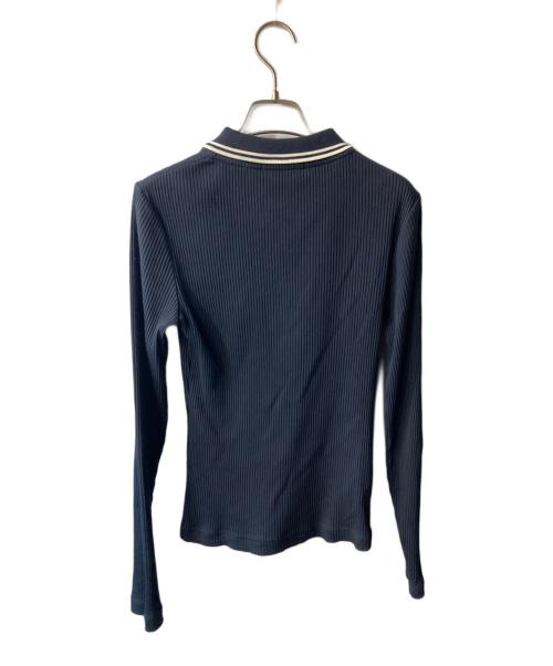 FRED PERRY（フレッドペリー）FRED PERRY (フレッドペリー) ツイン ティップド リブ ポロシャツ ネイビー サイズ:36の古着・服飾アイテム