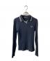 FRED PERRY（フレッドペリー）の古着「ツイン ティップド リブ ポロシャツ」｜ネイビー