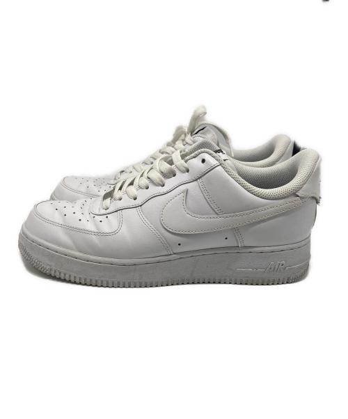 NIKE（ナイキ）NIKE (ナイキ) AIR FORCE 1 ローカットスニーカー ホワイト サイズ:27の古着・服飾アイテム