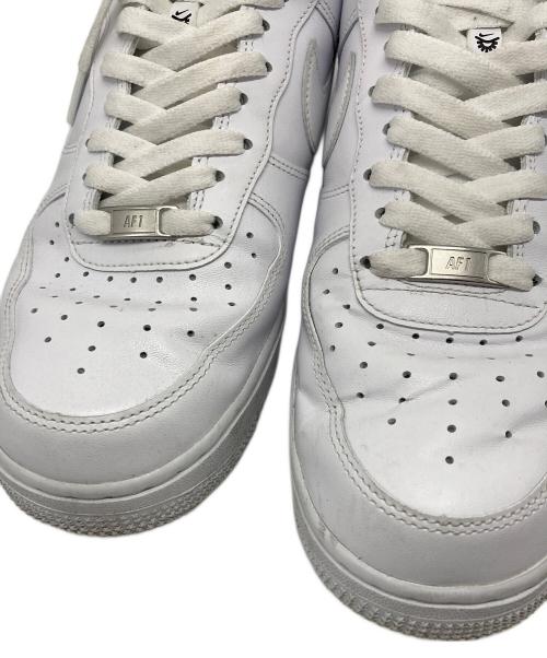 NIKE（ナイキ）NIKE (ナイキ) AIR FORCE 1 ローカットスニーカー ホワイト サイズ:27の古着・服飾アイテム