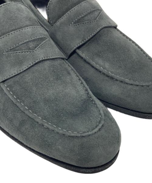 Ferrante（フェランテ）FERRANTE (フェランテ) ISEO  スエードローファー グレー サイズ:81/2の古着・服飾アイテム