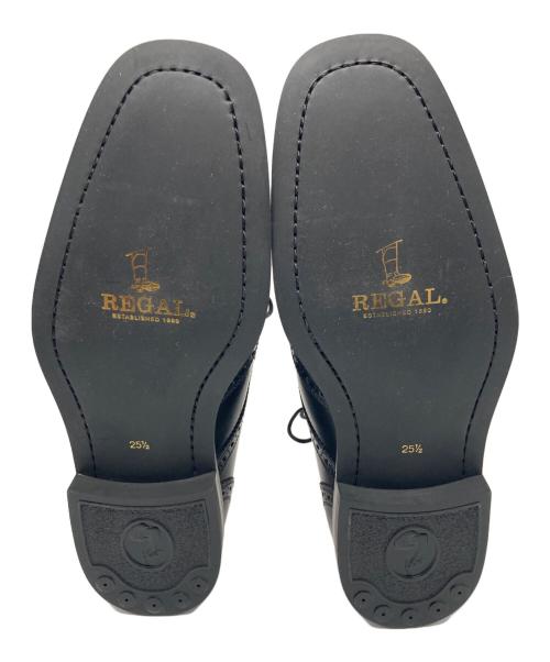 REGAL（リーガル）REGAL (リーガル) ウィングチップシューズ ブラック サイズ:251/2の古着・服飾アイテム