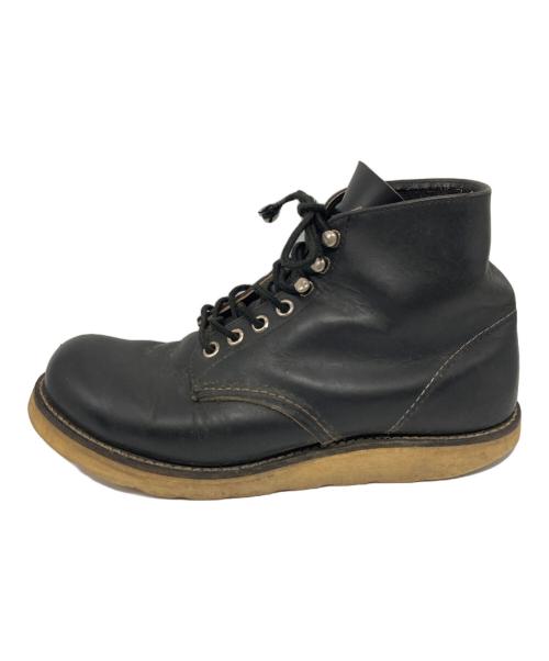 RED WING（レッドウィング）RED WING (レッドウィング) プレーントゥワークブーツ ブラック サイズ:ｻｲｽﾞ不明の古着・服飾アイテム