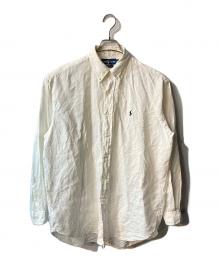 POLO RALPH LAUREN（ポロ・ラルフローレン）の古着「BLAIRE リネンシャツ」｜ホワイト