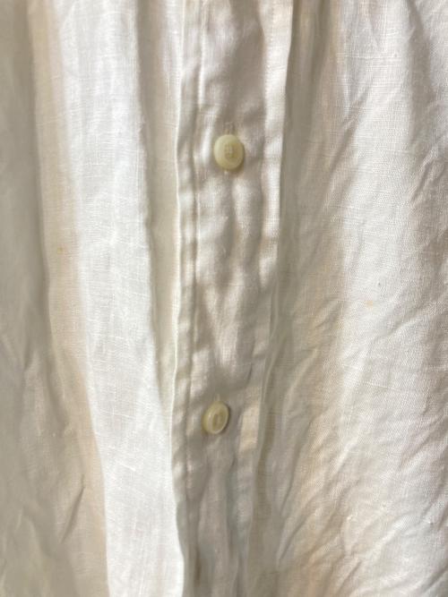 POLO RALPH LAUREN（ポロ・ラルフローレン）POLO RALPH LAUREN (ポロ・ラルフローレン) BLAIRE リネンシャツ ホワイト サイズ:Mの古着・服飾アイテム