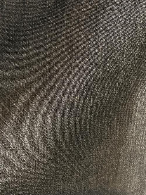 OMMO（オーエムエムオー）OMMO (オーエムエムオー) IRREGULAR PATTERN DOCKING SH  ブラウス ホワイト×グレー サイズ:FREEの古着・服飾アイテム