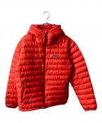 Patagoniaパタゴニア）の古着「Down Sweater Hoody/ダウンセーターフーディ」｜レッド