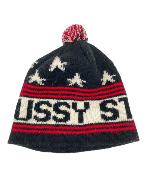 stussy（ステューシー）stussy (ステューシー) ニット帽 ブラックの古着・服飾アイテム