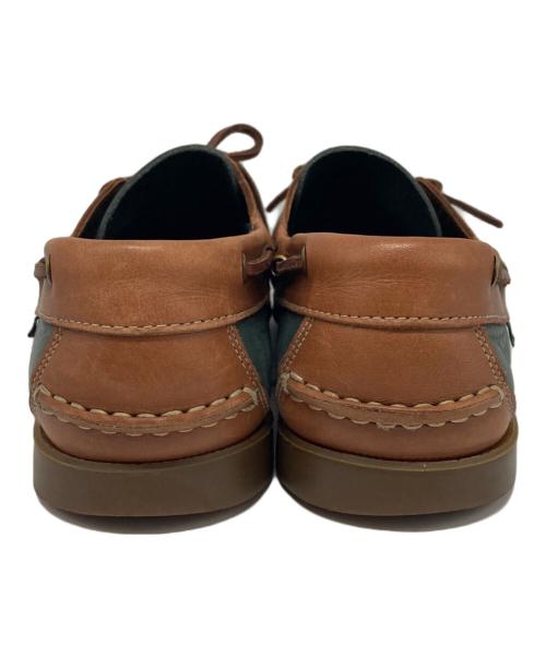 PARABOOT（パラブーツ）PARABOOT (パラブーツ) BARTH デッキシューズ グリーン×ブラウン サイズ:不明の古着・服飾アイテム