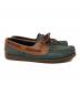 PARABOOT (パラブーツ) BARTH デッキシューズ グリーン×ブラウン サイズ:不明：12000円