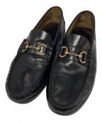 PARABOOT×UNITED ARROWSパラブーツ×ユナイテッドアローズ）の古着「CORAUX ビットデッキローファー」｜ブラック