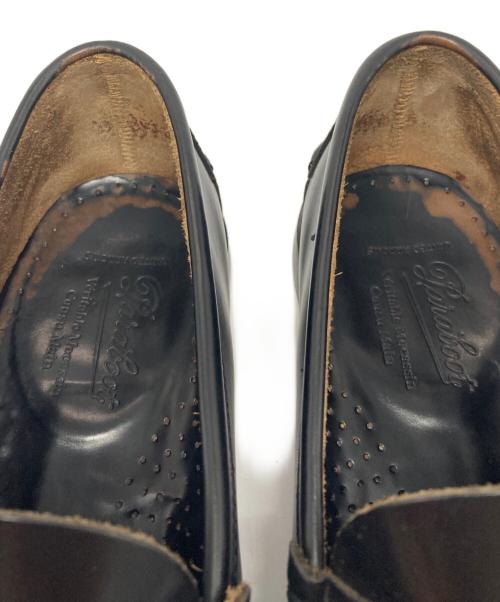 PARABOOT（パラブーツ）PARABOOT (パラブーツ) UNITED ARROWS (ユナイテッドアローズ) CORAUX ビットデッキローファー ブラック サイズ:不明の古着・服飾アイテム