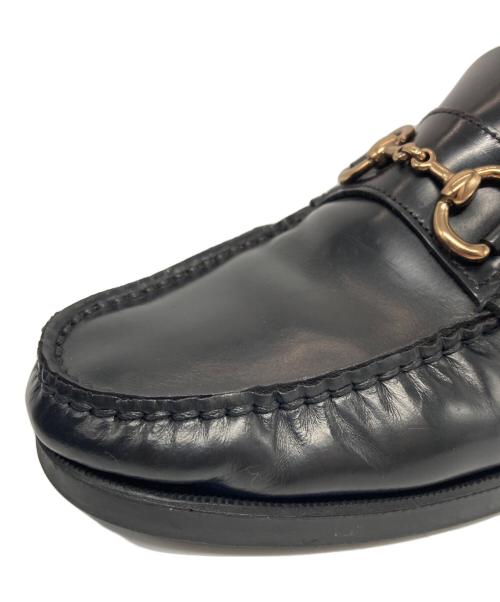 PARABOOT（パラブーツ）PARABOOT (パラブーツ) UNITED ARROWS (ユナイテッドアローズ) CORAUX ビットデッキローファー ブラック サイズ:不明の古着・服飾アイテム